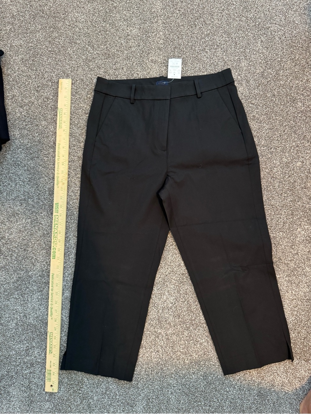 J Crew Black Women's Cropped Dress Pants